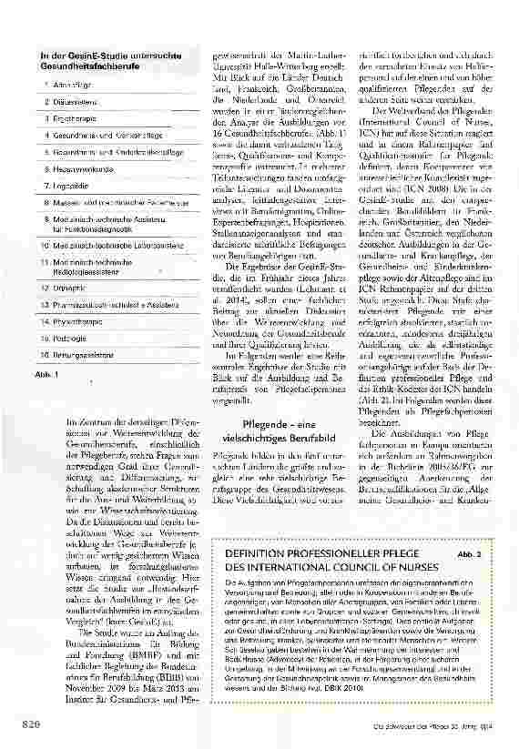 Vorschauseite 2: PFLEGEAUSBILDUNG: WAS MACHEN DIE NACHBARN?