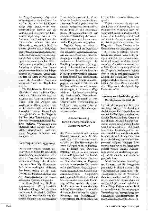 Vorschauseite 4: PFLEGEAUSBILDUNG: WAS MACHEN DIE NACHBARN?
