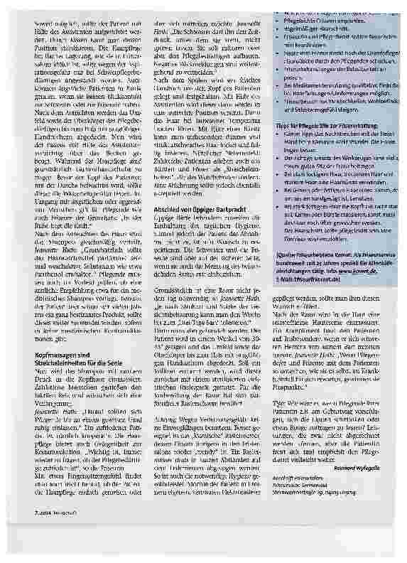 Vorschauseite 2: Eine gepflegte Frisur wirkt wie sanfte Medizin