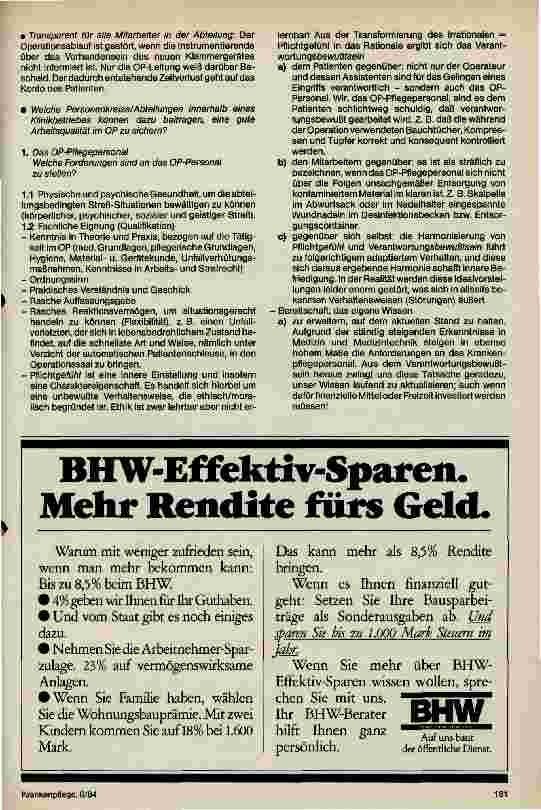 Vorschauseite 2: Qualität der Arbeit im OP