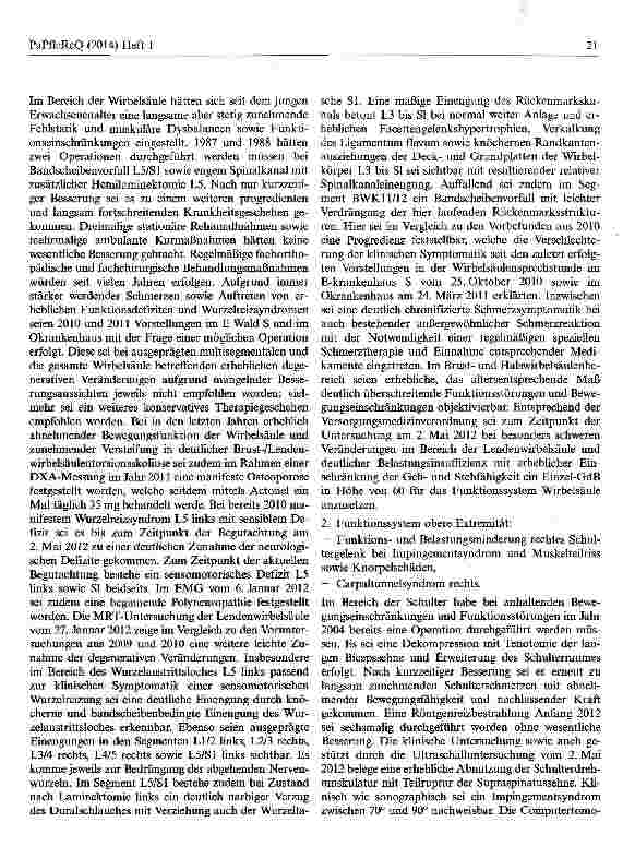Vorschauseite 3: Voraussetzungen für Merkzeichen „aG