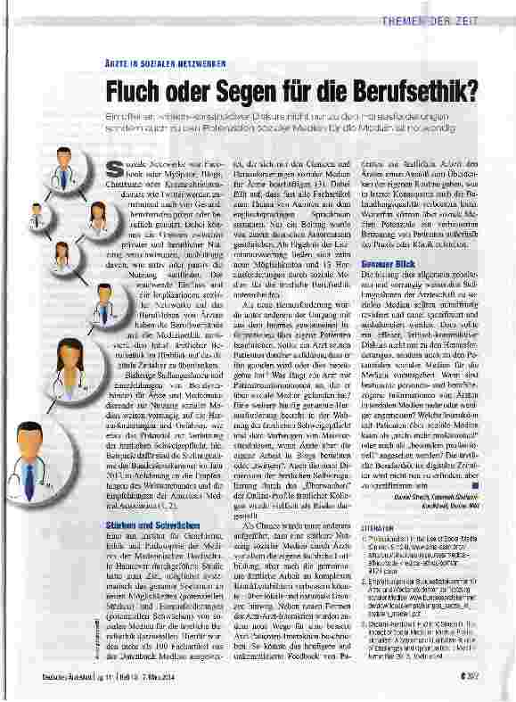 Vorschauseite 1: Fluch oder Segen für die Berufsethik?