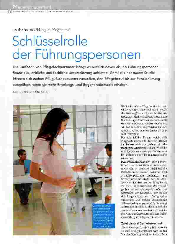 Vorschauseite 1: Schlüsselrolle der Führungspersonen