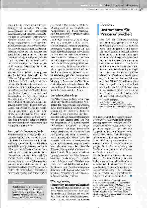 Vorschauseite 2: Schlüsselrolle der Führungspersonen