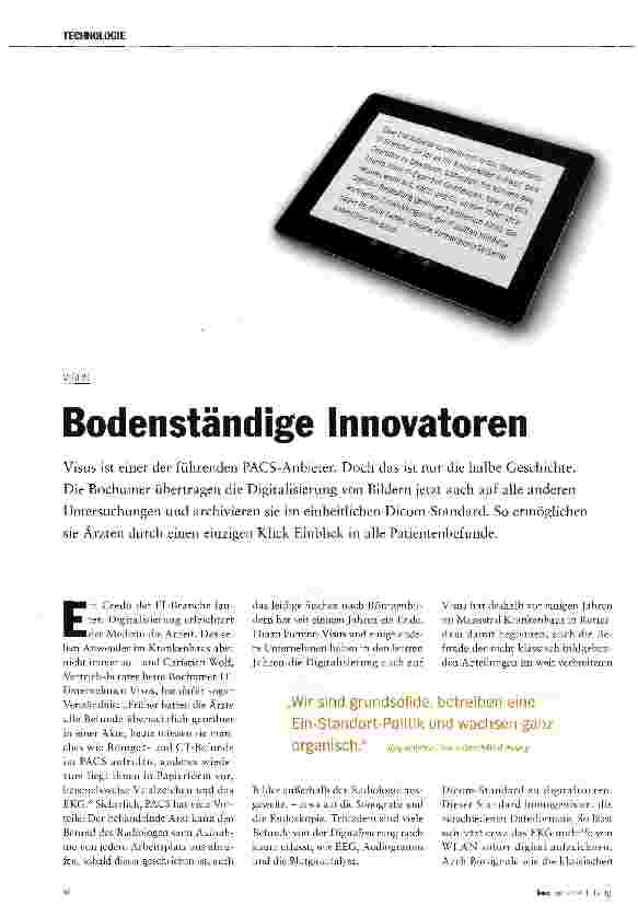 Vorschauseite 1: Bodenständige Innovatoren
