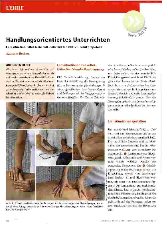 Vorschauseite 1: Handlungsorientiertes Unterrichten