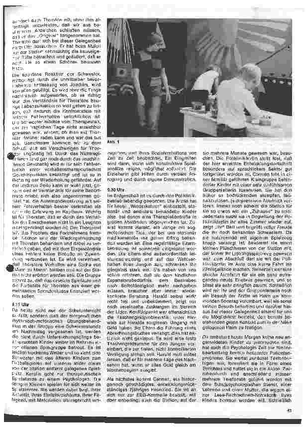 Vorschauseite 2: Die Pflege in der Kinderund Jugendpsychiatrie 7. Folge: Kinderstation am 15. 10. 1973