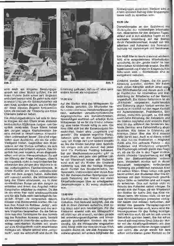Vorschauseite 3: Die Pflege in der Kinderund Jugendpsychiatrie 7. Folge: Kinderstation am 15. 10. 1973