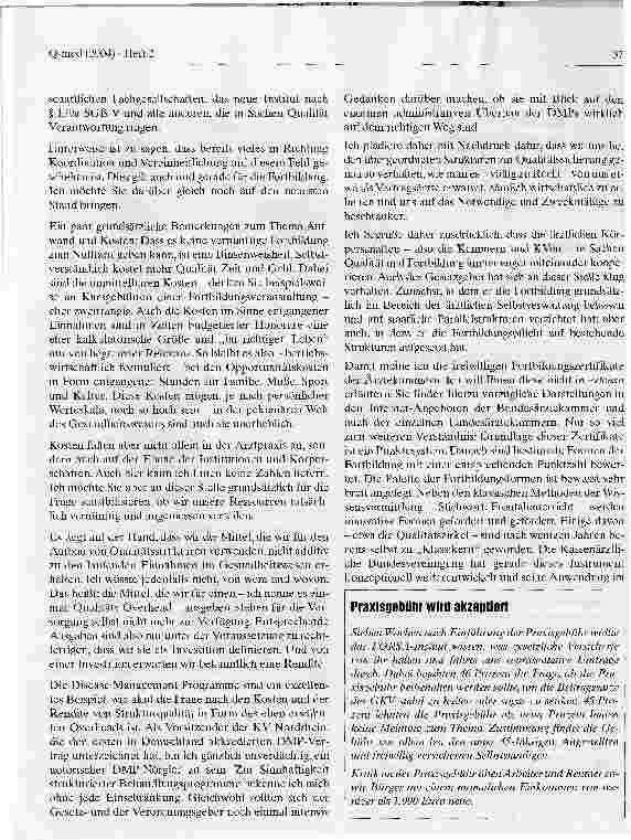 Vorschauseite 2: Fortbildung von Vertragsärzten