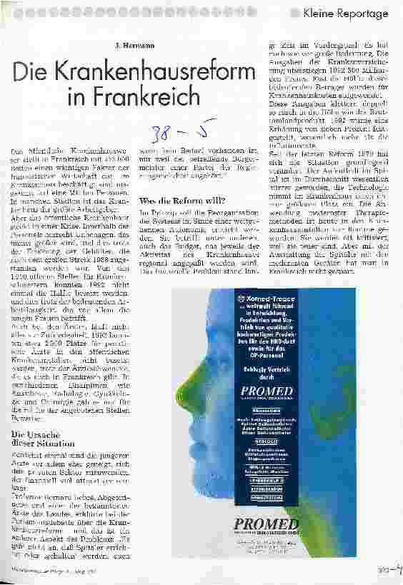 Vorschauseite 1: Die Krankenhausreform in Frankreich