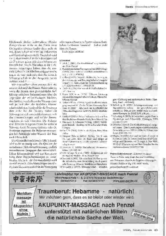 Vorschauseite 4: Konfliktfeld Schwangerenvorsorgeeine Bestandsaufnahme