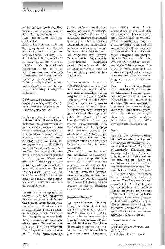 Vorschauseite 3: Nationaler Expertenstandard zur Sturzprophylaxe