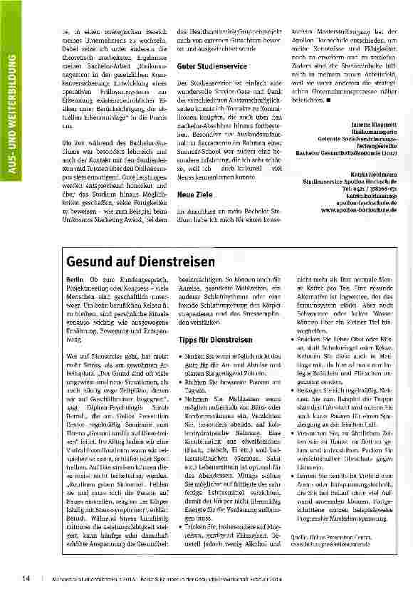 Vorschauseite 2: Das Fernstudium -mein Einstieg zum Aufstieg