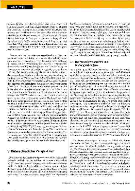 Vorschauseite 4: Beihilfe ohne Perspektive? Zur Zukunft der Gesundheitskostenabsicherung für Beamte