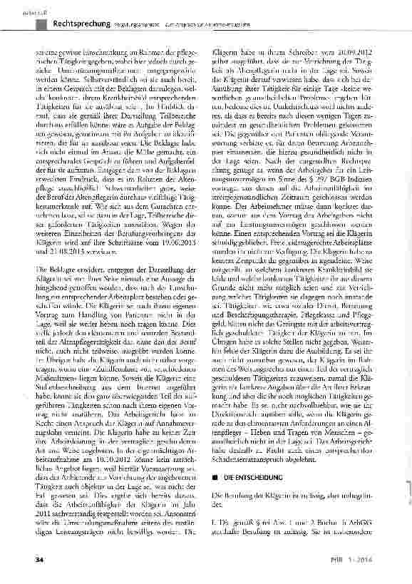 Vorschauseite 6: Vergütungsansprüche - Zum Anspruch auf Annahmeverzugslohn