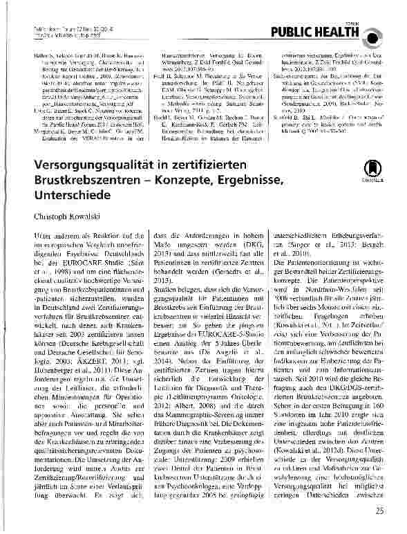 Vorschauseite 3: Versorgungsqualität in der Hausarztzentrierten Versorgung