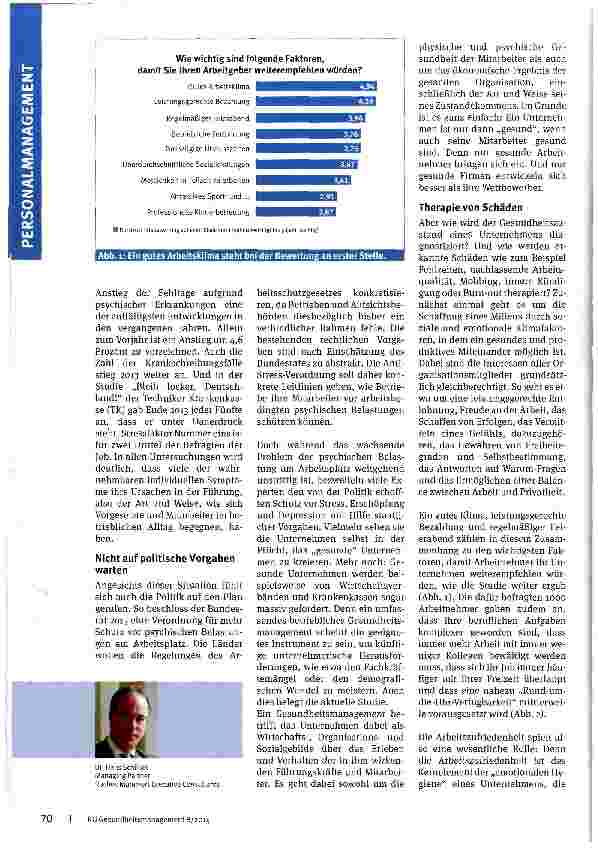 Vorschauseite 2: Auf dem Weg zum gesunden Unternehmen