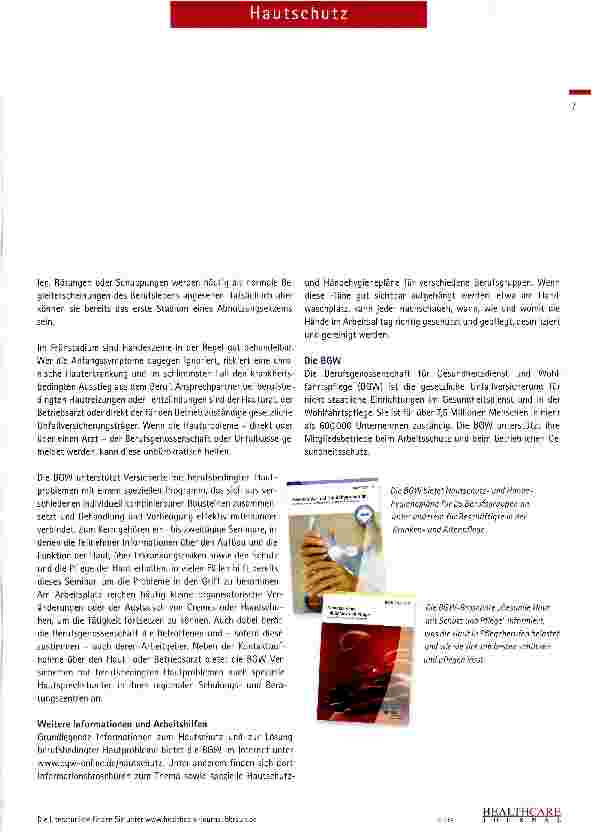 Vorschauseite 4: Besser desinfizieren als waschen