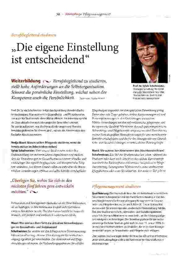 Vorschauseite 1: Die eigene Einstellung ist entscheidend