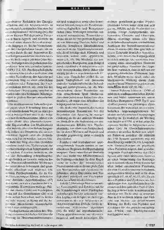 Vorschauseite 3: Gewichtszunahme unter Psychopharmakotherapie