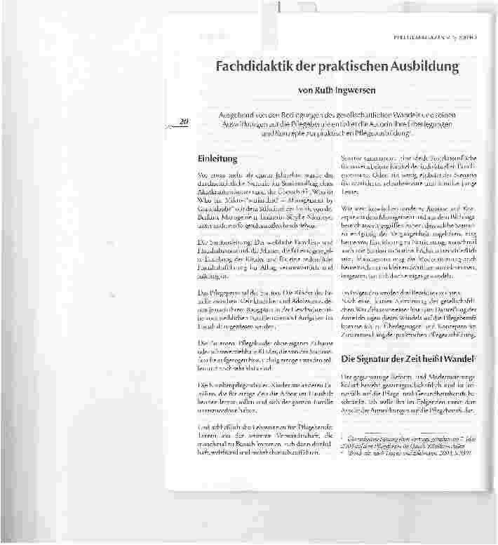 Vorschauseite 1: Fachdidaktik der praktischen Ausbildung