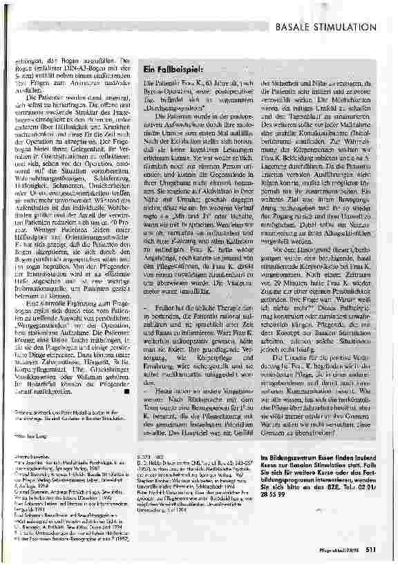 Vorschauseite 3: Vn der pflegerischen Maßnahme zum therapeutischen Handeln Patientenorientierte Rahmenbedingungen auf der Intensivstation