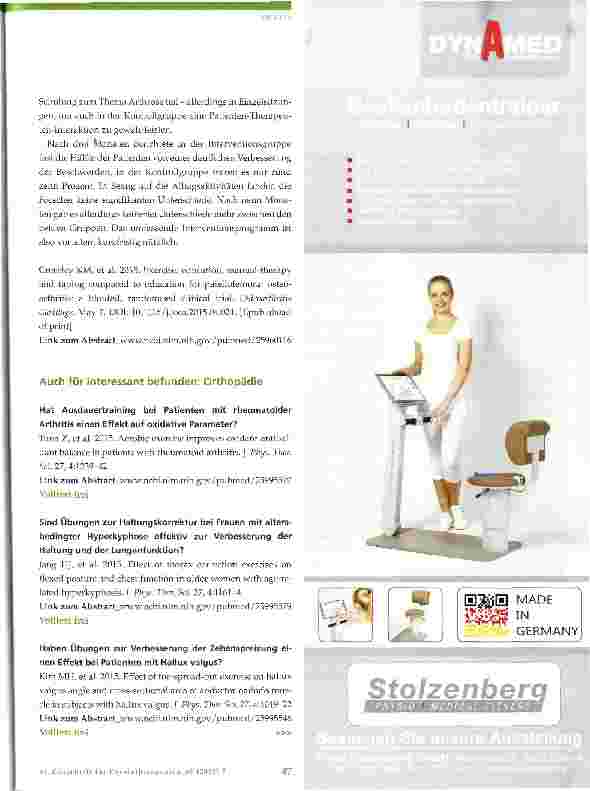 Vorschauseite 5: Evidenz-Update 7 2015