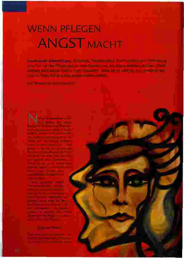 Vorschauseite 1: WENN PFLEGEN ANGST MACHT