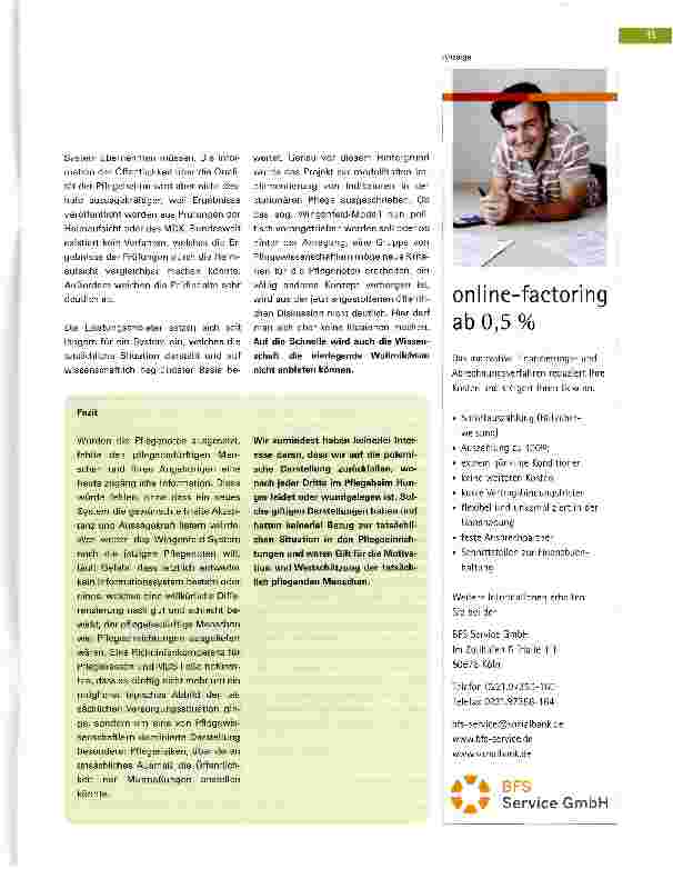 Vorschauseite 2: Pflegenoten: Jeder darf mal!