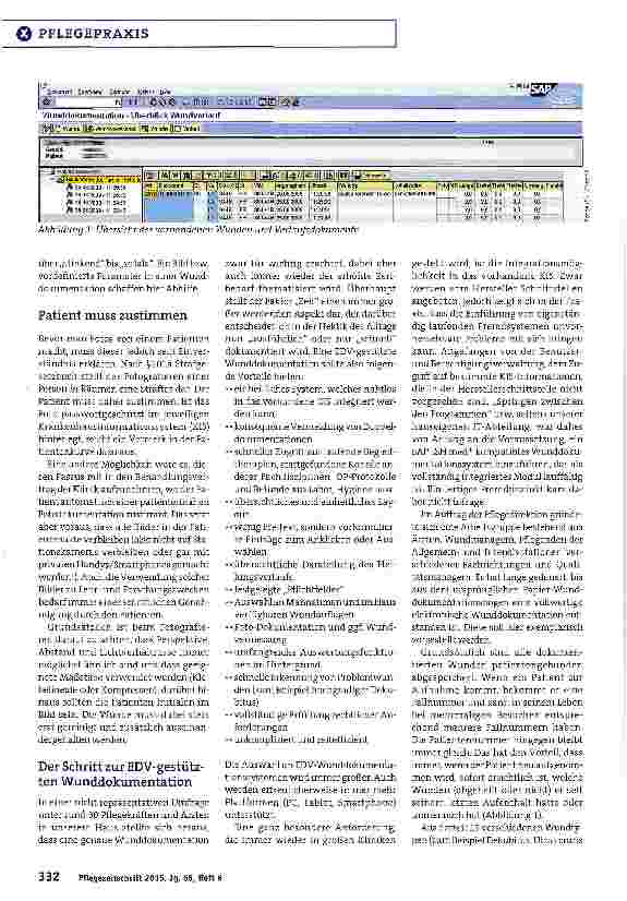 Vorschauseite 2: Digitale Wunddokumentation in klinischen Einrichtungen Sicher, praktisch, digital