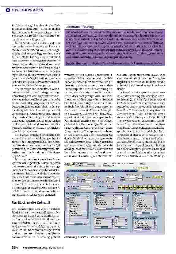 Vorschauseite 4: Digitale Wunddokumentation in klinischen Einrichtungen Sicher, praktisch, digital