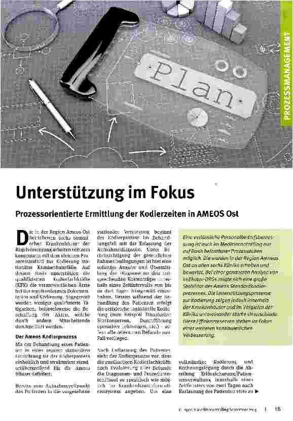 Vorschauseite 1: Unterstützung im Fokus