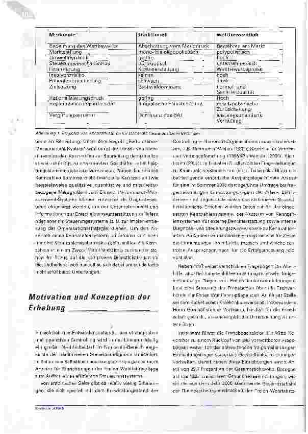 Vorschauseite 2: Kennzahlensysteme und ErfolgsabbildungErgebnisse einer empirischen Erhebung in stationären Gesundheitseinrichtungen