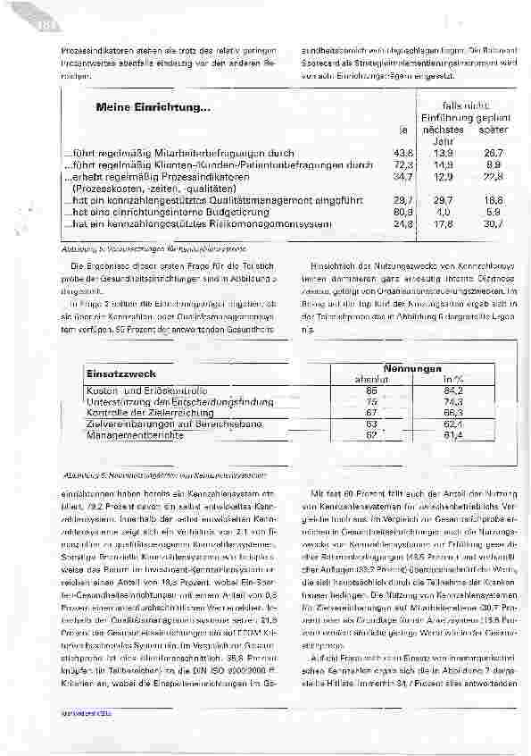 Vorschauseite 4: Kennzahlensysteme und ErfolgsabbildungErgebnisse einer empirischen Erhebung in stationären Gesundheitseinrichtungen