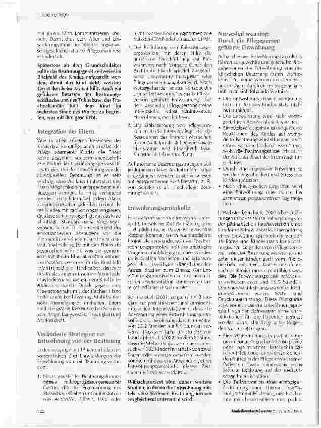 Vorschauseite 3: Entwöhnung von der maschinellen Beatmung