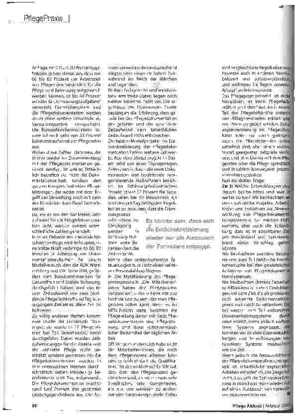Vorschauseite 5: Optimierungspotenziale der Pfegedokumentation