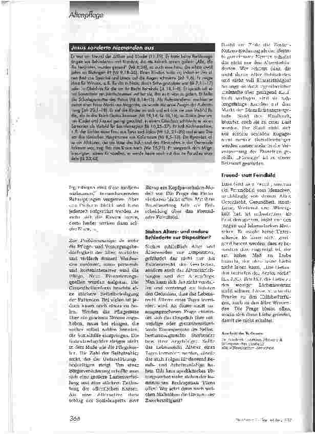 Vorschauseite 3: Alten freundoder Altenfeindbilder?