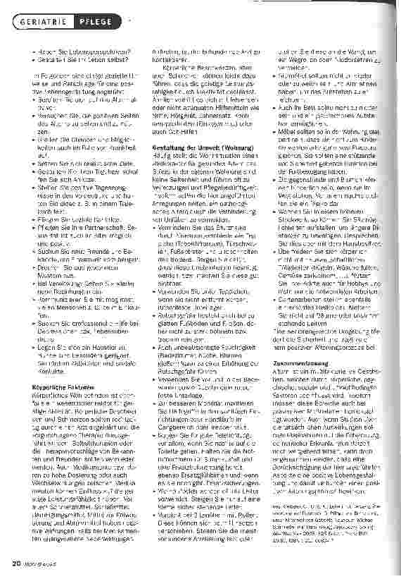 Vorschauseite 6: Allgemeine Aspekte für gesundes Altern