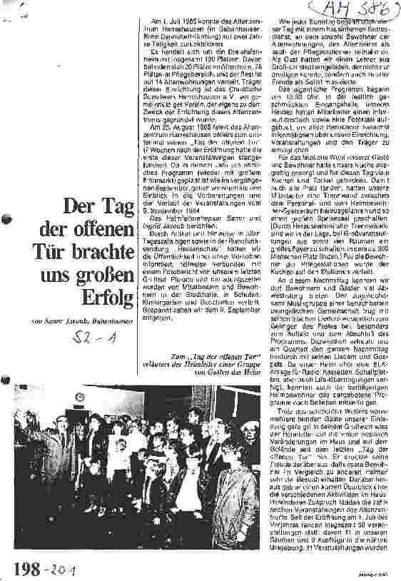 Vorschauseite 1: Der Tag der offenen Tür brachte uns großen Erfolg