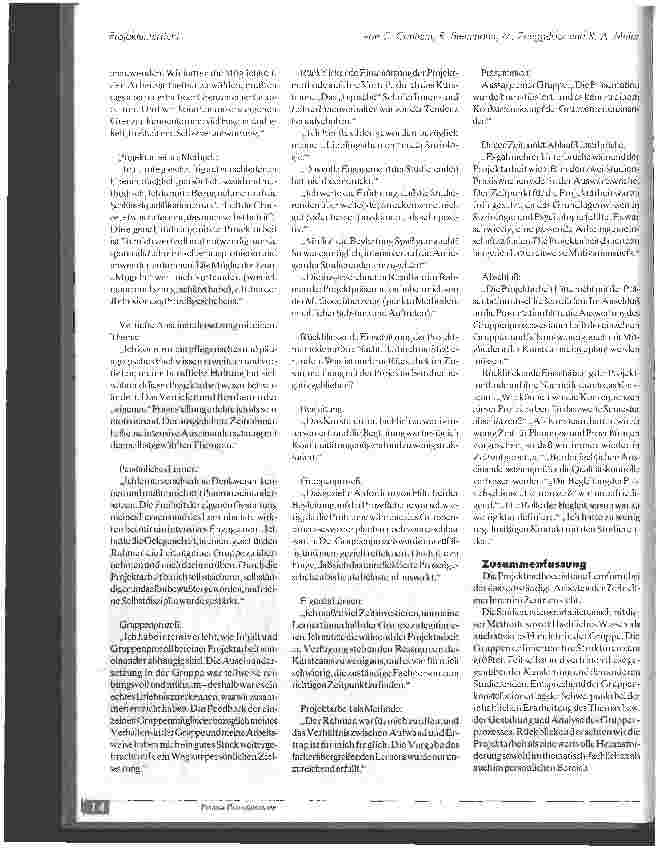 Vorschauseite 6: Projektunterricht