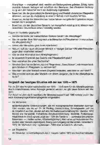 Vorschauseite 5: Schule für Altenpflege Hufeland-Haus, Frankfurt Ausbildungsbewerber für die Altenpflege