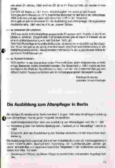 Vorschauseite 6: Schule für Altenpflege Hufeland-Haus, Frankfurt Ausbildungsbewerber für die Altenpflege