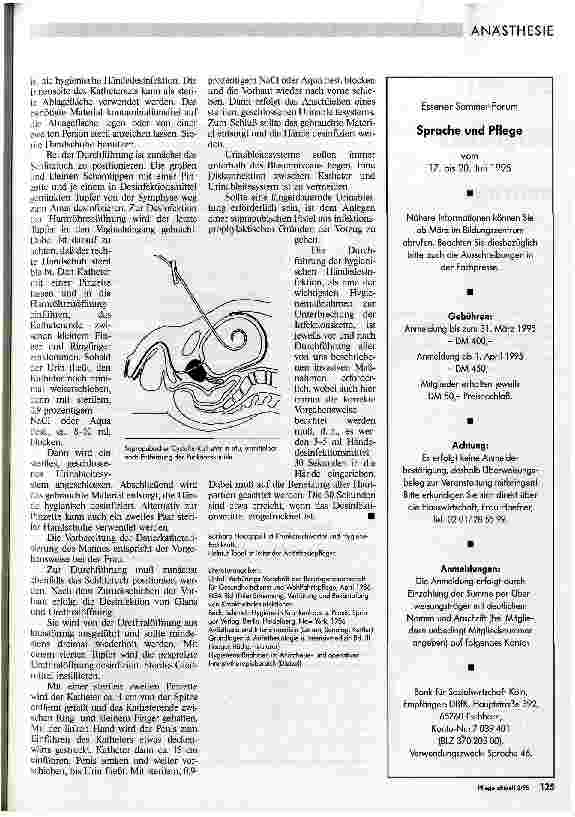 Vorschauseite 3: Hygienische Aspekte in der Anästhesie Maßnahmen zum Verhindern nosokomialer Infektionen