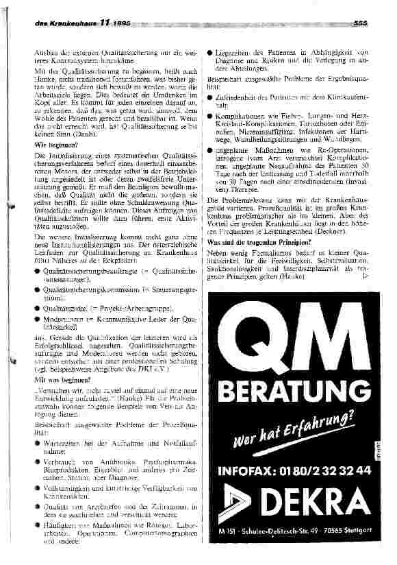 Vorschauseite 2: Symposium Interne Qualitätssicherung Tagungsbericht