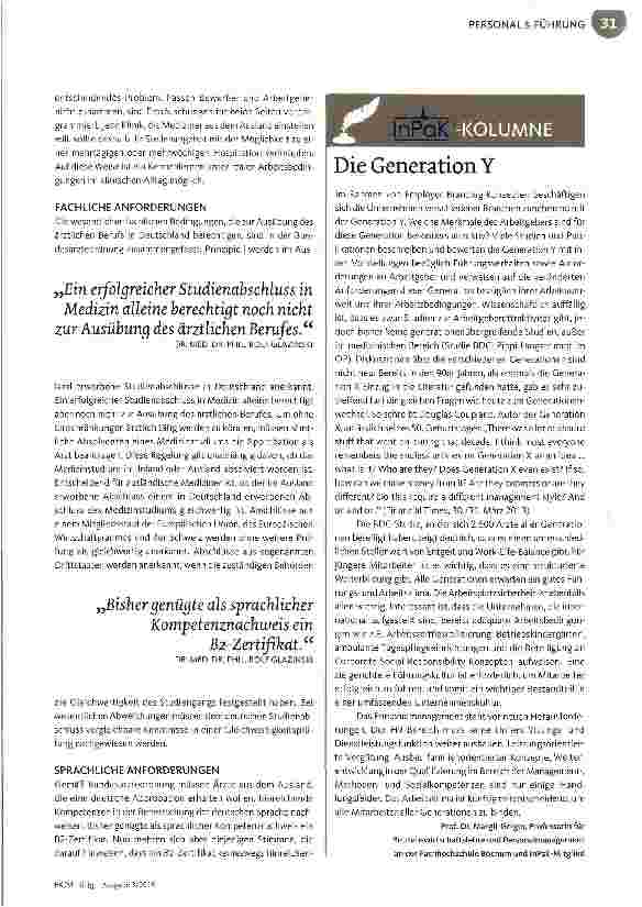 Vorschauseite 2: Damit ausländische Ärzte langfristig bleiben