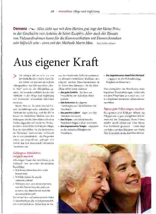 Vorschauseite 1: Aus eigener Kraft