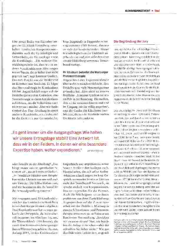 Vorschauseite 4: Managerin des Jahres Irmtraut Gürkan