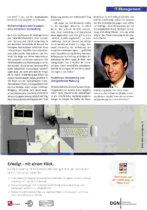 Vorschauseite 2: Cloud Computing ist ein zentrales Healthcare-Thema