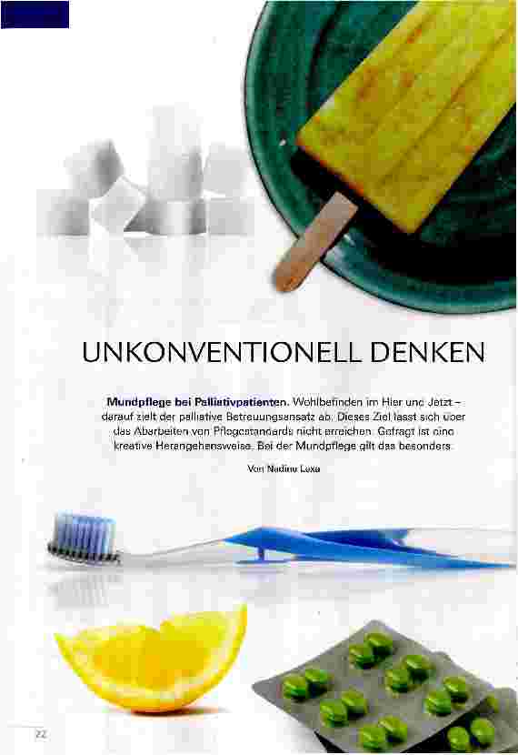 Vorschauseite 1: UNKONVENTIONELL DENKEN