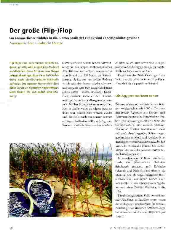 Vorschauseite 1: Der große (Flip-)Flop